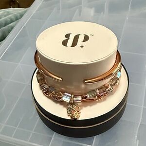 Elegant BP 2025 Halloween stack. The Glam Reaper. Rose Gold iridescent stones.